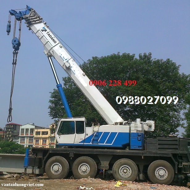 CHO THUÊ XE CẨU 50 TẤN LÀM TẠI CÔNG TRÌNH TẠI HÀ ĐÔNG - cho thue xe cau - can thue xe cau - thue xe cau 50 tan, thue xe cau hang